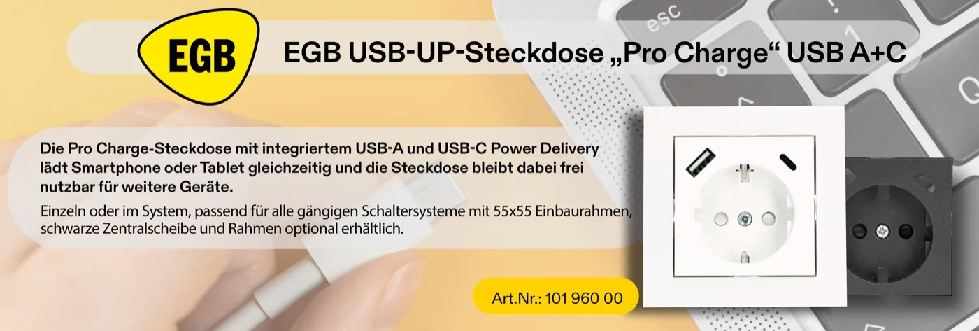 EGB USB-Steckdosen